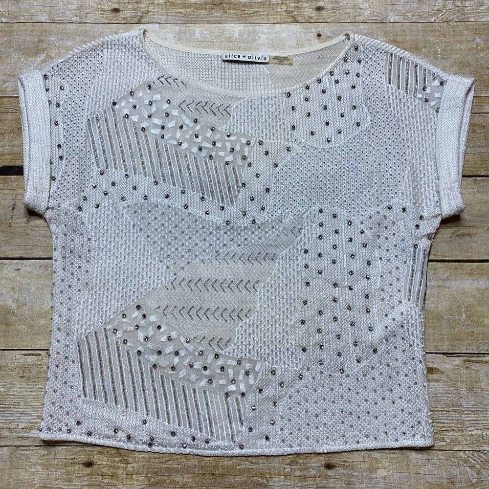 Alice and Olivia crop top